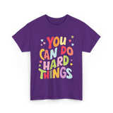 You Can Do Things Motivation T-Shirt - Purple