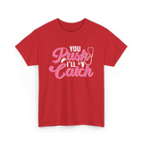 You Push I'll Catch Midwifery T-Shirt - Red