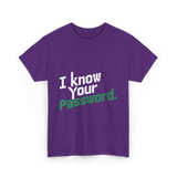 Your Password Hacking T-Shirt - Purple