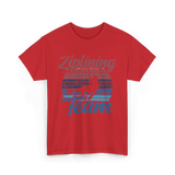 Ziplining Team Zipline Adventure T-Shirt - Red