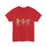 Zombie Characters Kids Zombies T-Shirt - Red