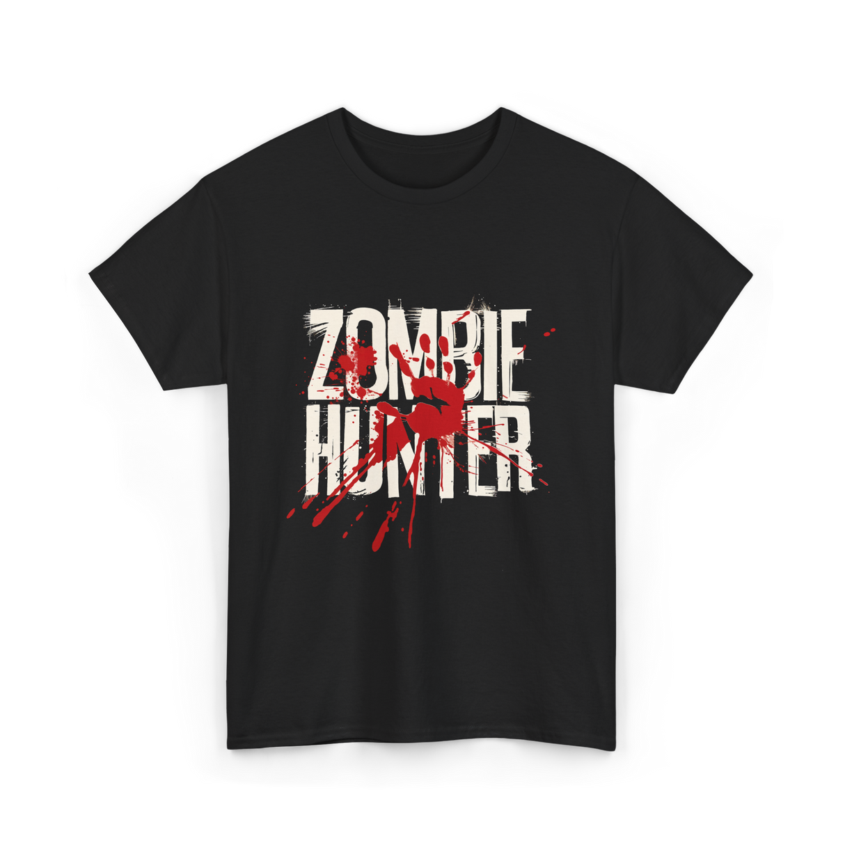 Zombie Hunter Design Zombie Hunting T-Shirt - Black