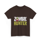 Zombie Hunter Zombie Hunting T-Shirt - Dark Chocolate
