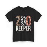 Zoo Keeper Animals Wildlife T-Shirt - Black