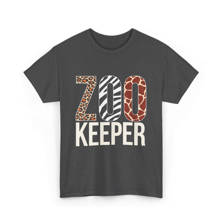 Zoo Keeper Animals Wildlife T-Shirt - Dark Heather