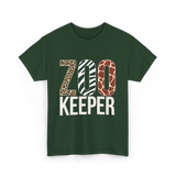 Zoo Keeper Animals Wildlife T-Shirt - Forest Green