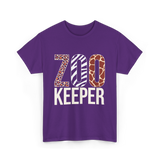 Zoo Keeper Animals Wildlife T-Shirt - Purple