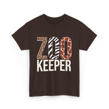 Zoo Keeper Animals Wildlife T-Shirt - Dark Chocolate