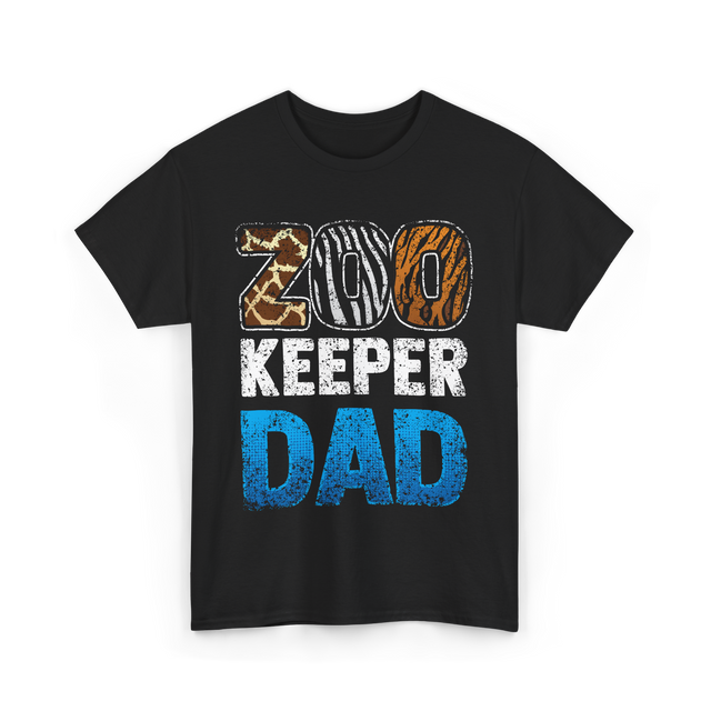 Zoo Keeper Dad Zookeeping T-Shirt - Black