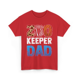 Zoo Keeper Dad Zookeeping T-Shirt - Red