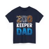 Zoo Keeper Dad Zookeeping T-Shirt - Navy