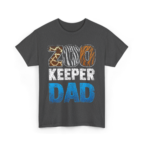 Zoo Keeper Dad Zookeeping T-Shirt - Dark Heather