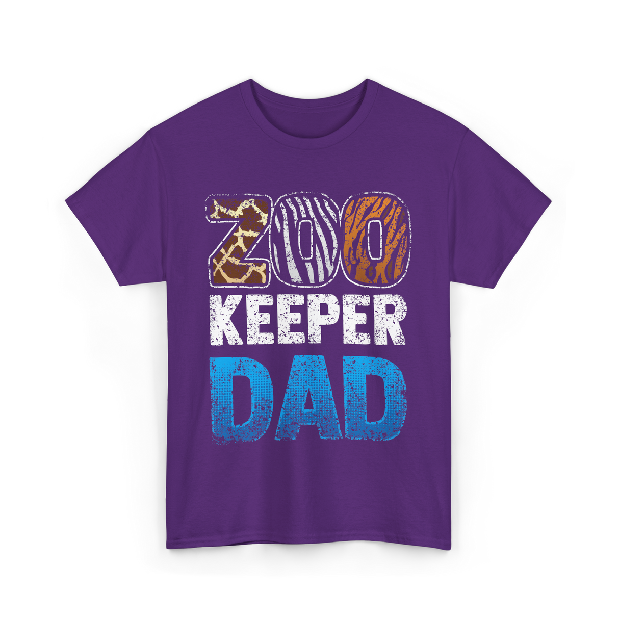 Zoo Keeper Dad Zookeeping T-Shirt - Purple