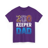 Zoo Keeper Dad Zookeeping T-Shirt - Purple