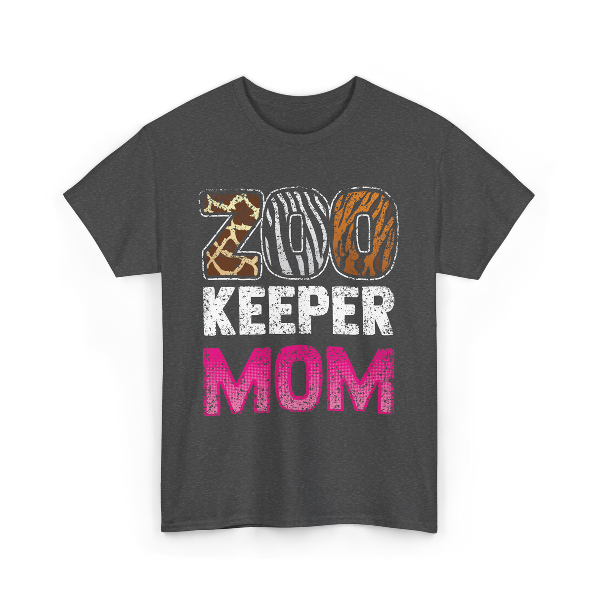 Zoo Keeper Mom Keeping Zoos T-Shirt - Dark Heather