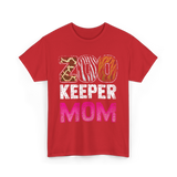 Zoo Keeper Mom Keeping Zoos T-Shirt - Red