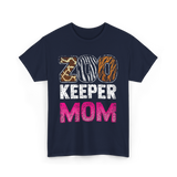 Zoo Keeper Mom Keeping Zoos T-Shirt - Navy